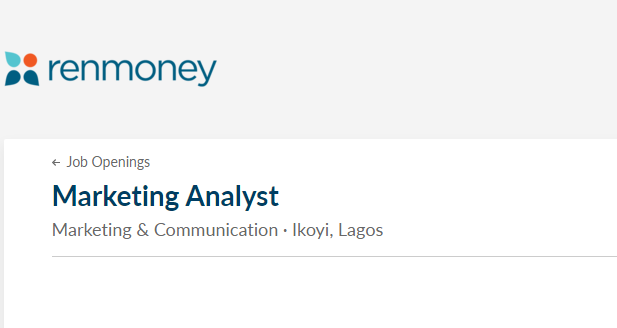 My Logo: Renmoney Savings Loan Investment