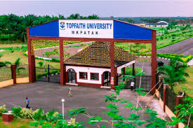 My logo : Topfaith University Post UTME
