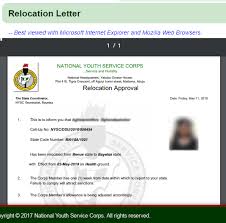 My Logo : NYSC Relocation/Redeployment