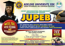 My Logo : Adeleke University JUPEB Admission Form