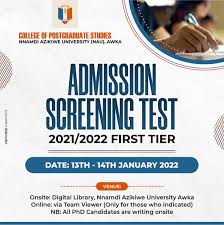 My Logo : UNIZIK Postgraduate Admission List