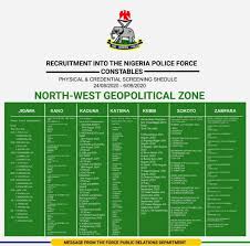 My Logo : Nigerian Police (NPF) Shortlisted Candidates