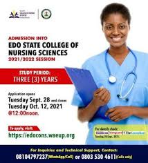 My Logo : Edo State College of Nursing Sciences (EDOCONS) Matriculation Ceremony Date Schedule Event