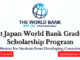 My Logo: Joint Japan-World Bank Scholarships Program 2023/2024 Portal
